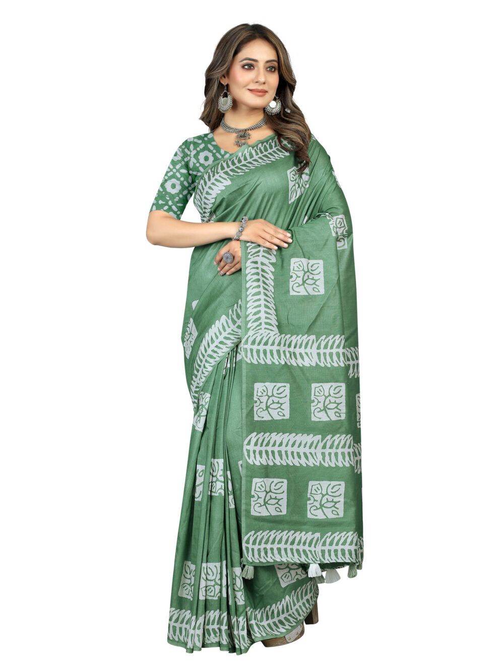 TRADITIONAL HAND WAX BATIK SAREE