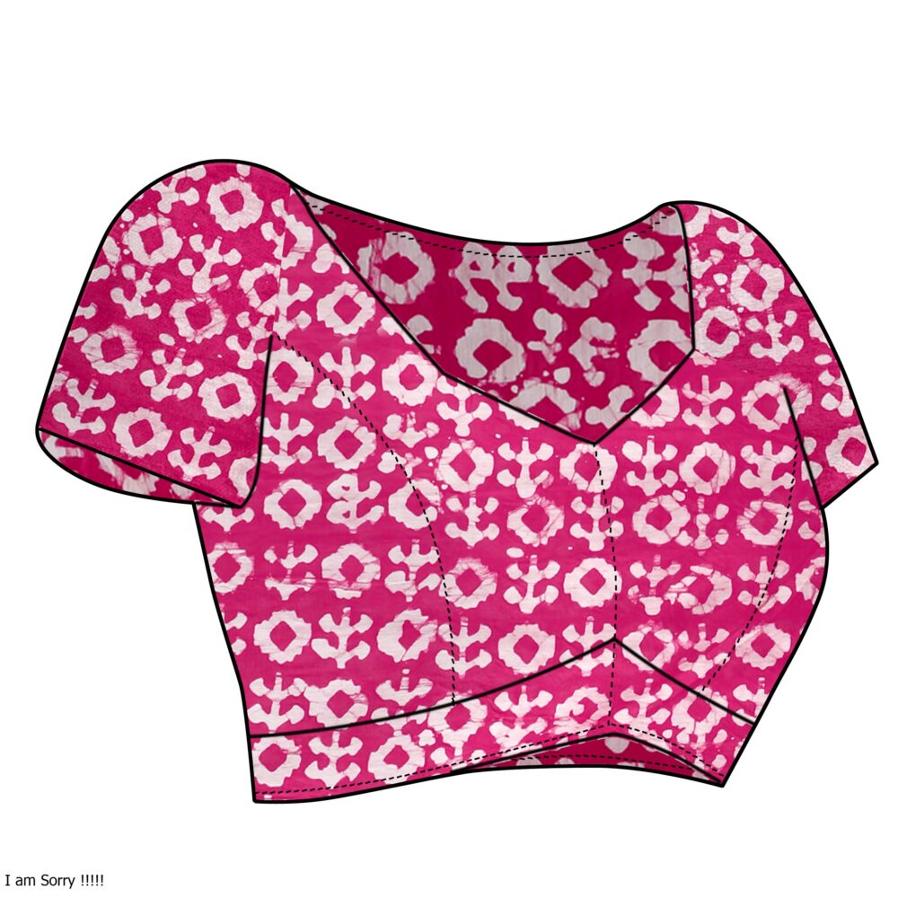 TRADITIONAL HAND WAX BATIK SAREE - Image 5