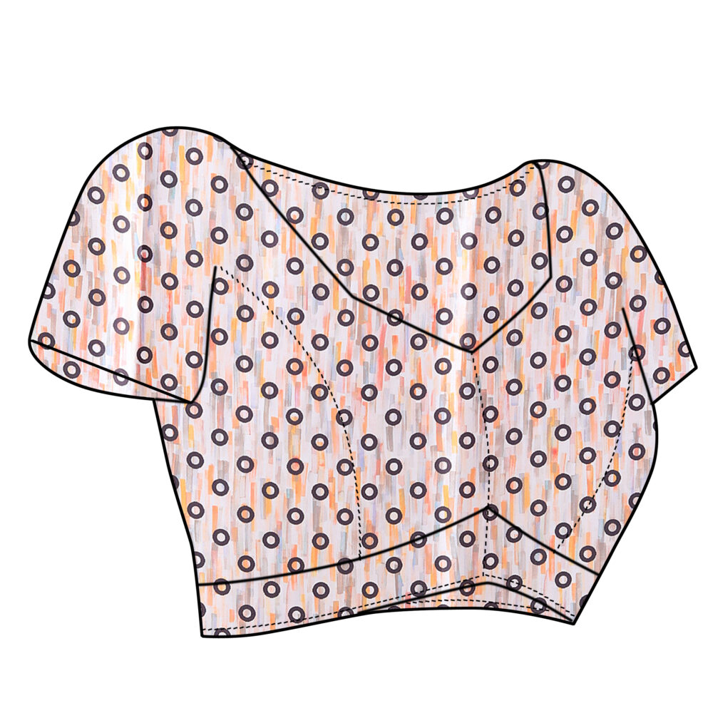 WING OF WONDER JAPANESE CRAPE SAREE - Image 5
