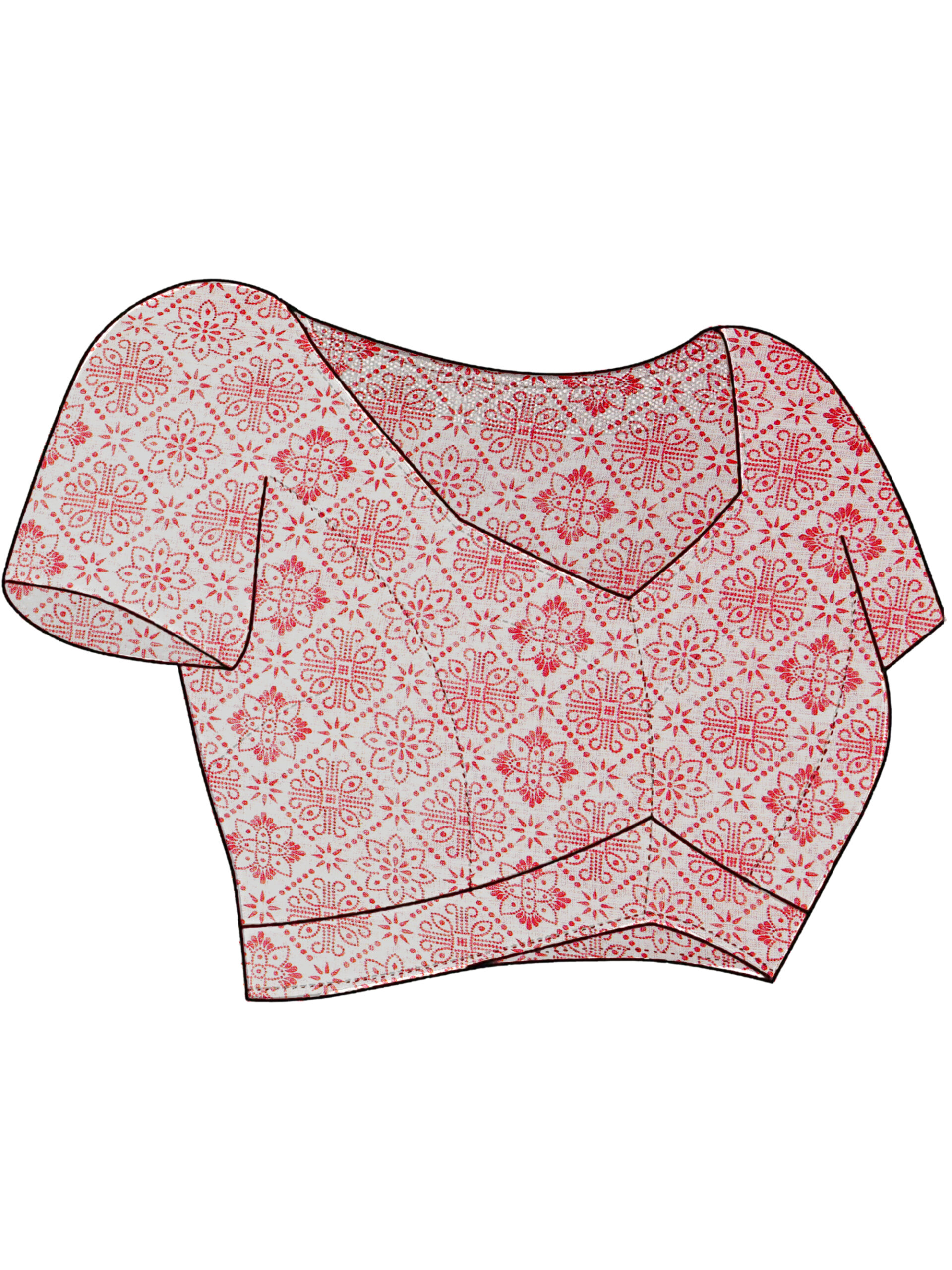 AUTUMN BLISS LINEN COTTON SAREE - Image 7