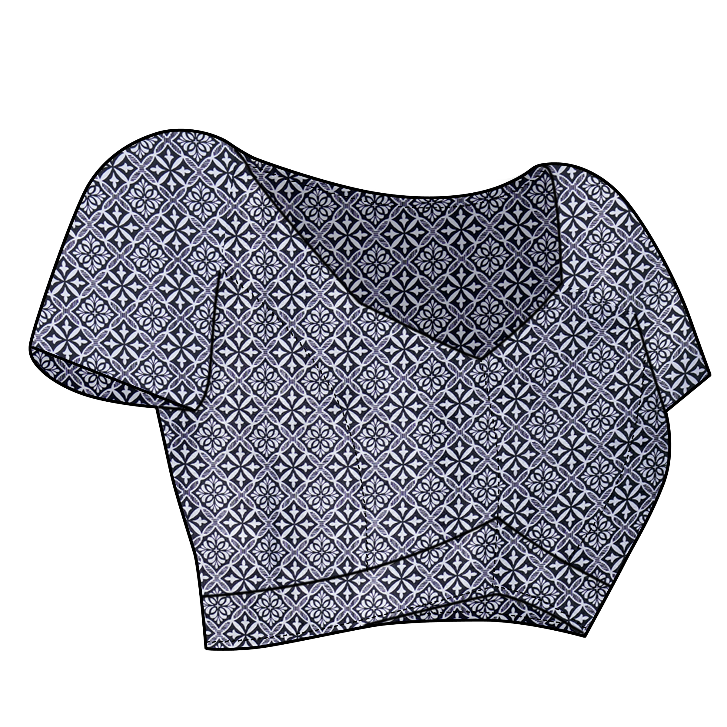 BLACK & WHITE DIVA DRAPE - Image 5